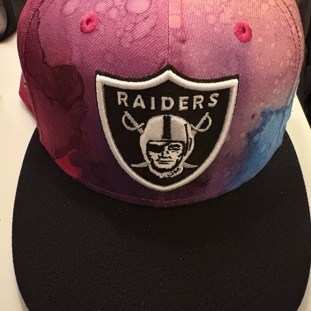 NFL Las Vegas raiders crucial catch fitted hat
